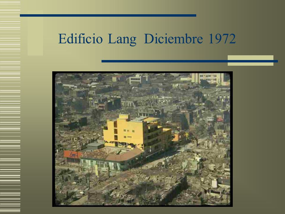 Edificio Lang Diciembre 1972