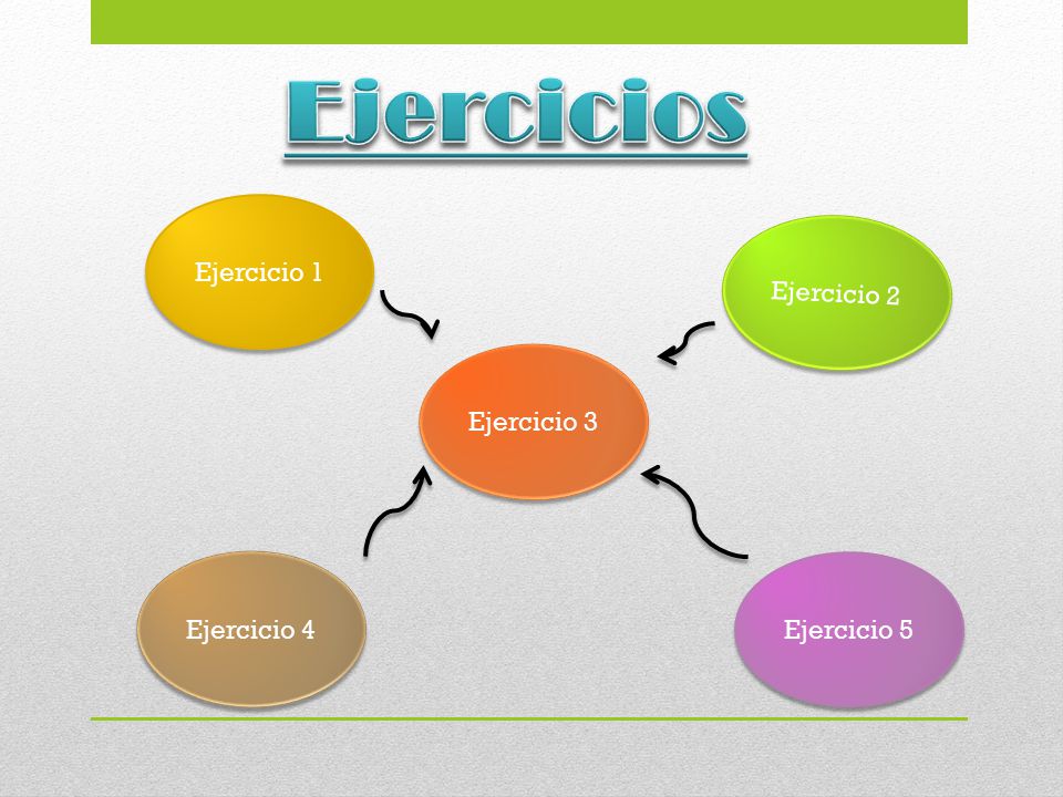 Ejercicios Ejercicio 1 Ejercicio 2 Ejercicio 3 Ejercicio 4 Ejercicio 5