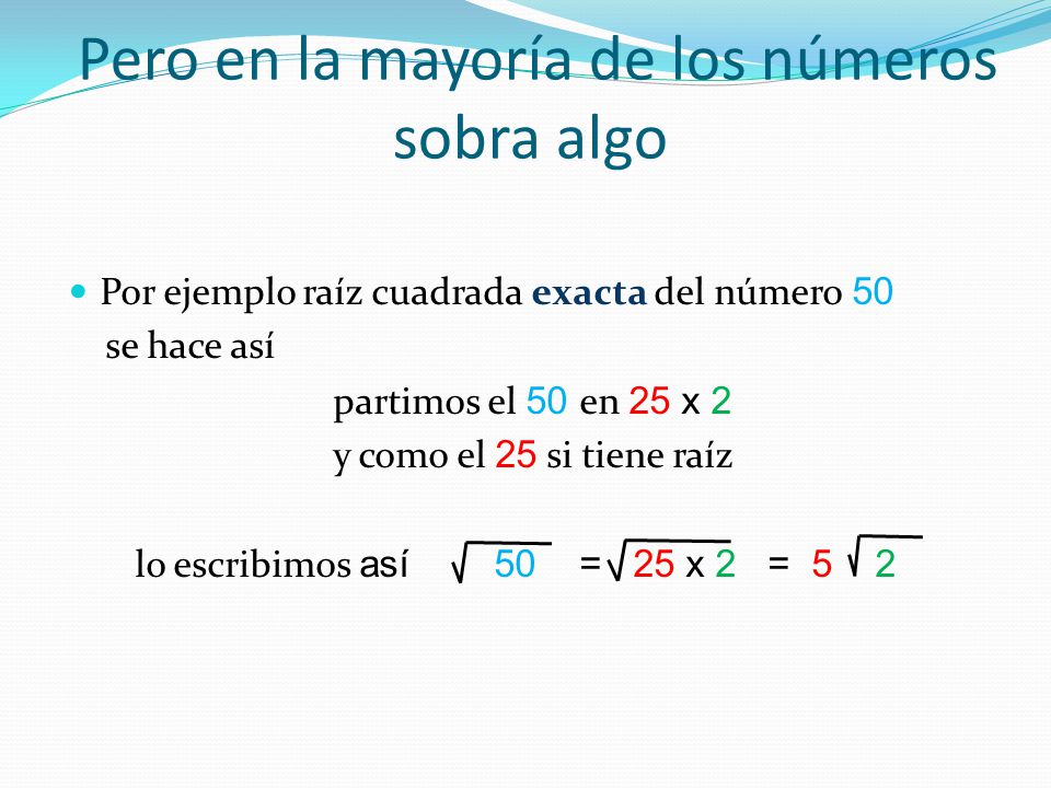 Pero en la mayoría de los números sobra algo