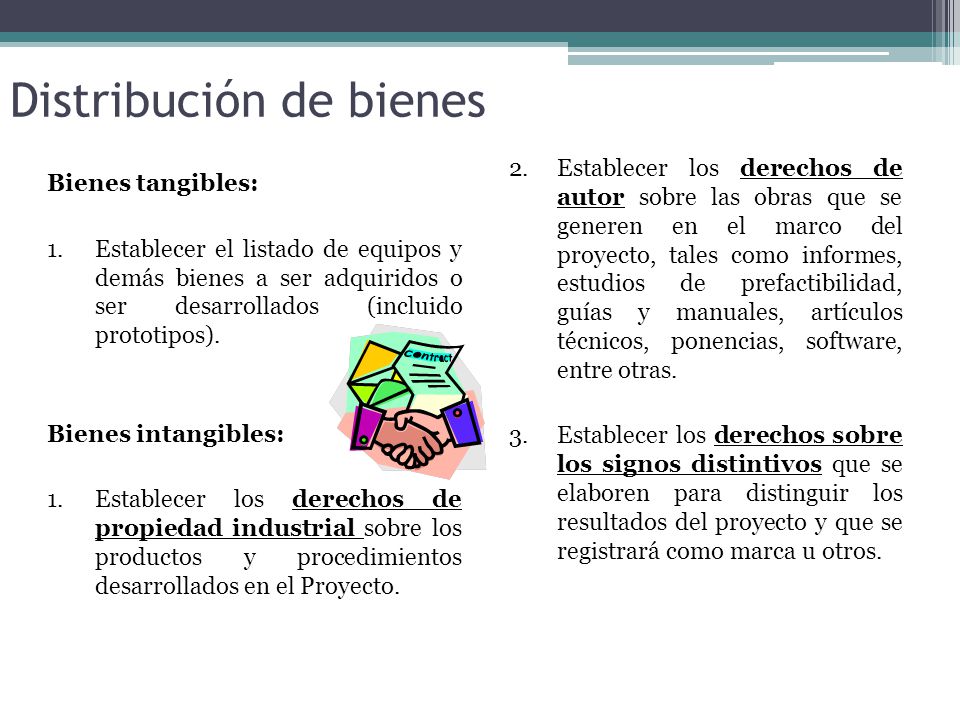 Distribución de bienes