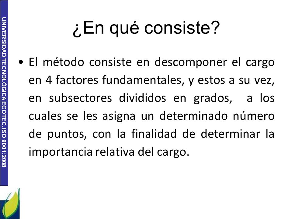 ¿En qué consiste