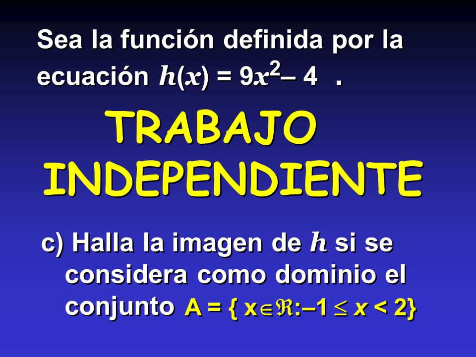 TRABAJO INDEPENDIENTE