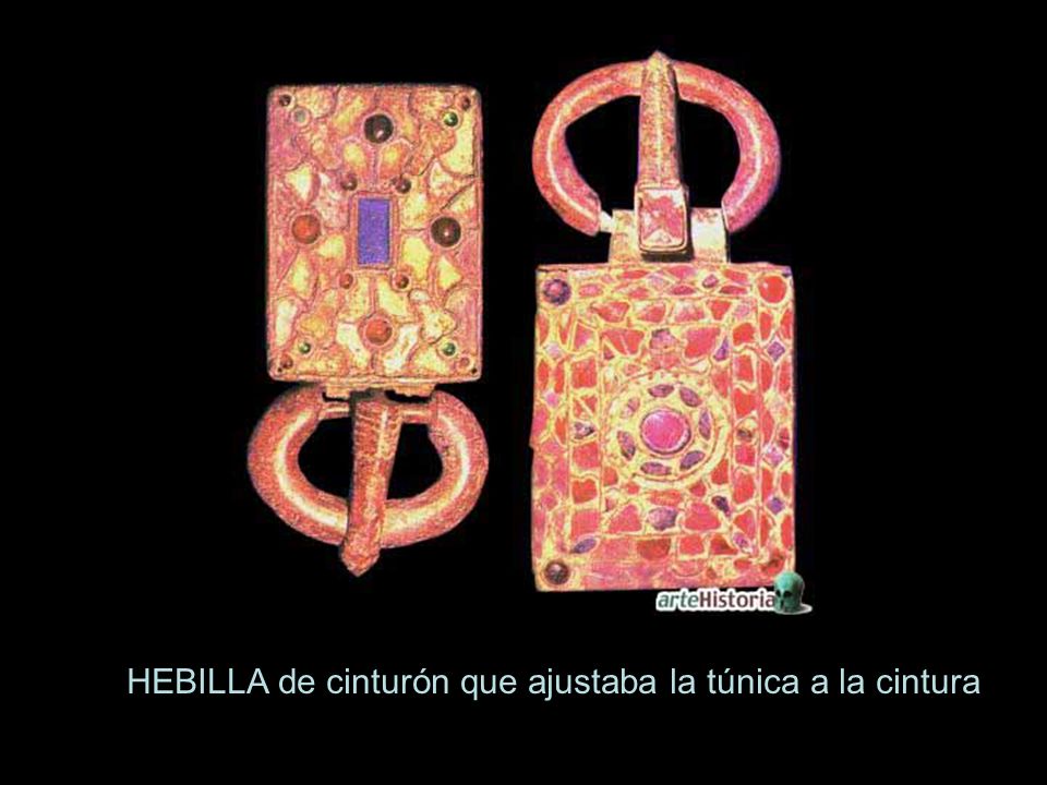 HEBILLA de cinturón que ajustaba la túnica a la cintura