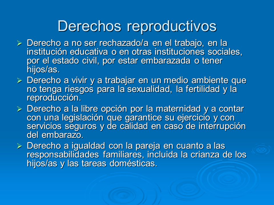 Derechos reproductivos