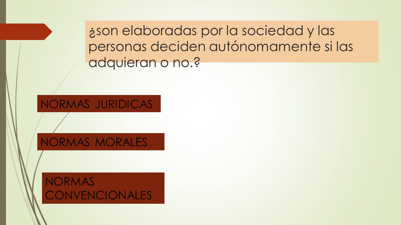 ¿son elaboradas por la sociedad y las personas deciden autónomamente si las adquieran o no.