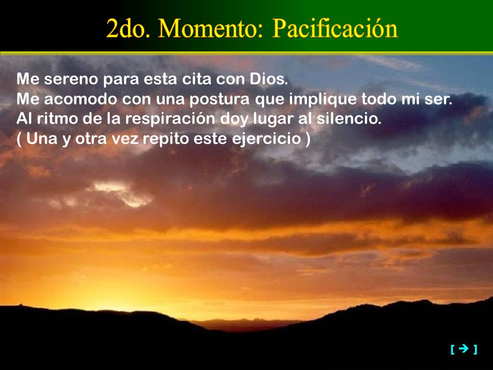 2do. Momento: Pacificación