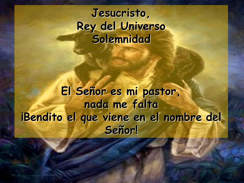 ¡Bendito el que viene en el nombre del Señor!