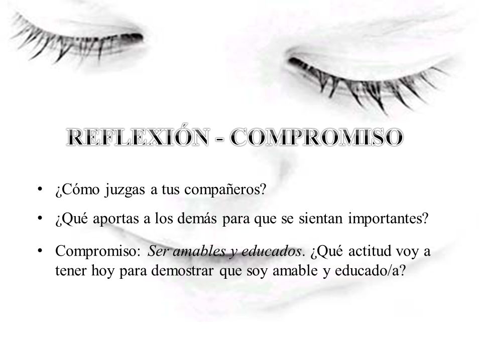 REFLEXIÓN - COMPROMISO