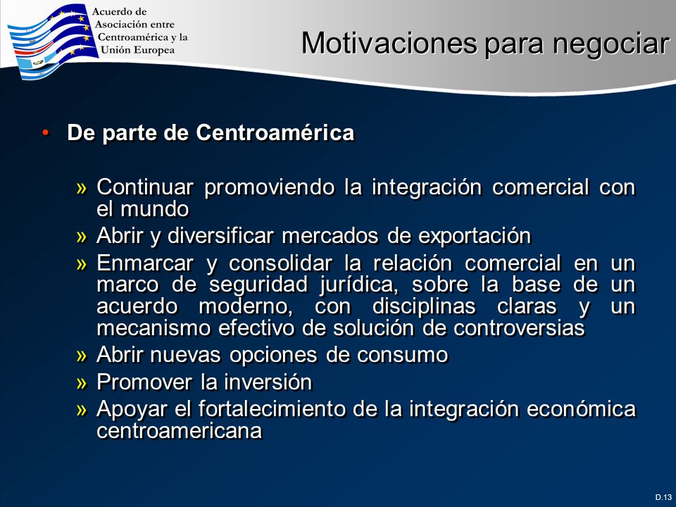 Motivaciones para negociar
