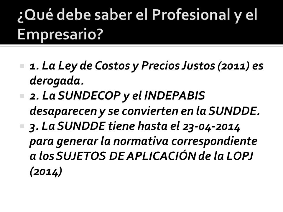 ¿Qué debe saber el Profesional y el Empresario