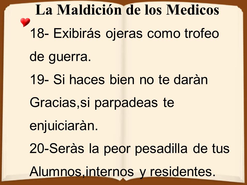 La Maldición de los Medicos