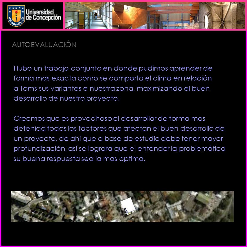 AUTOEVALUACIÓN Hubo un trabajo conjunto en donde pudimos aprender de. forma mas exacta como se comporta el clima en relación.