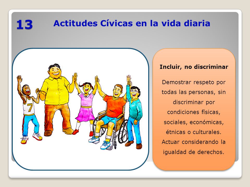 Actitudes Cívicas en la vida diaria