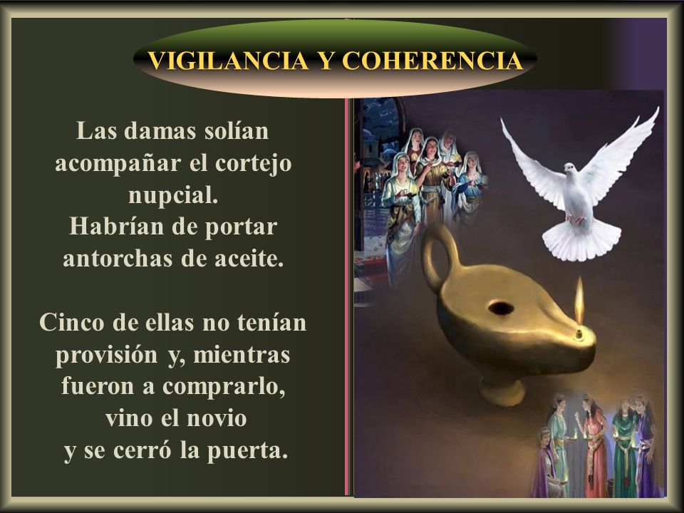 Las damas solían acompañar el cortejo nupcial.
