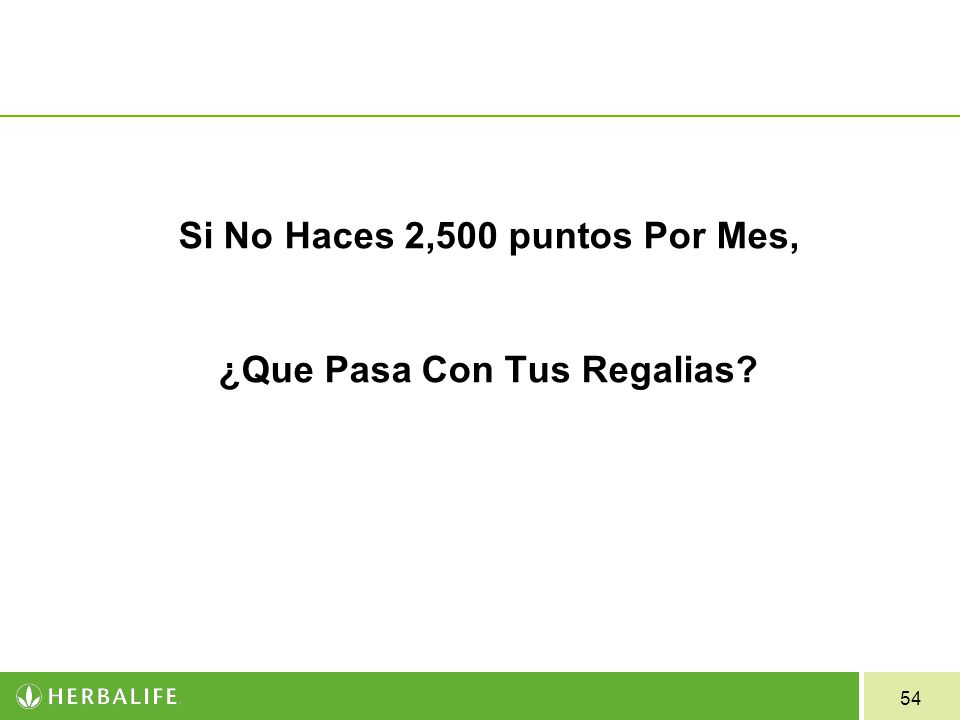 Si No Haces 2,500 puntos Por Mes, ¿Que Pasa Con Tus Regalias