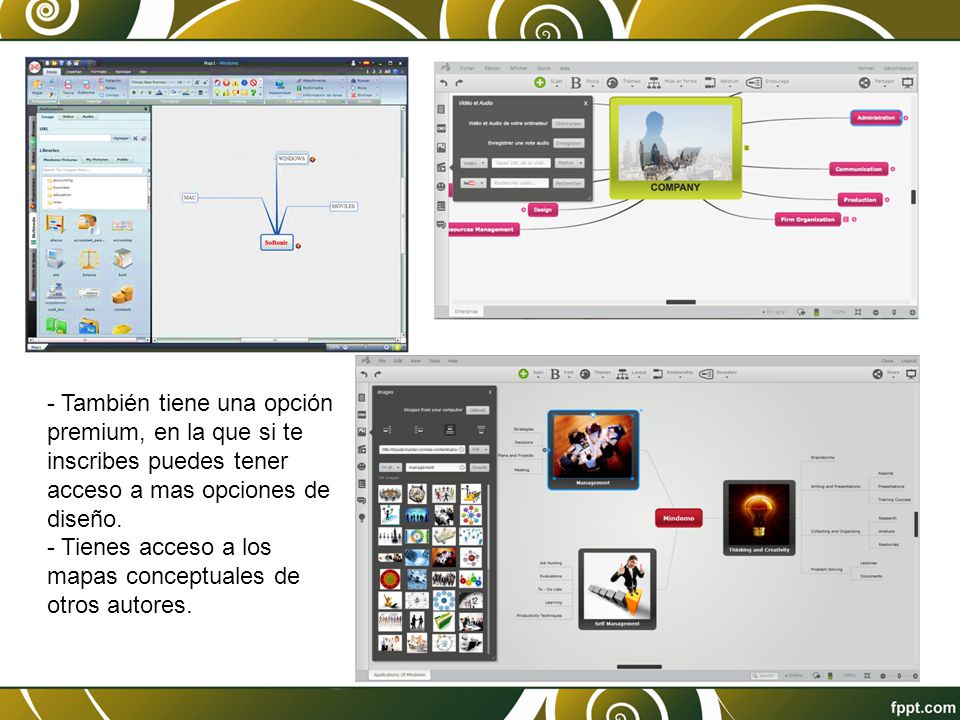 - También tiene una opción premium, en la que si te inscribes puedes tener acceso a mas opciones de diseño.