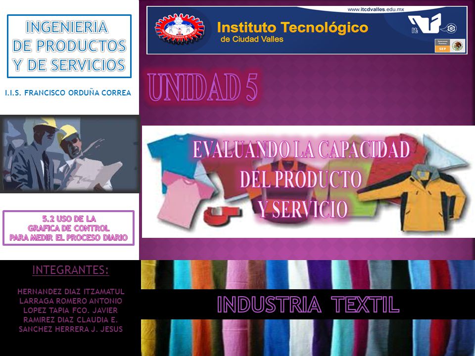 UNIDAD 5 EVALUANDO LA CAPACIDAD DEL PRODUCTO Y SERVICIO