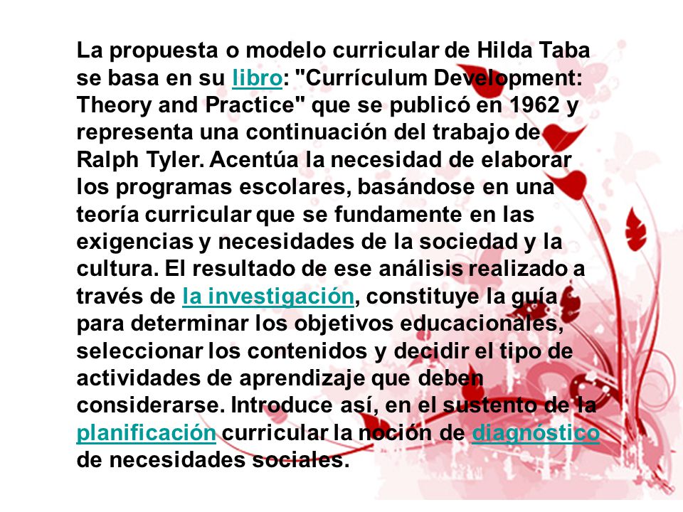 MODELO DE HILDA TABA. - ppt video online descargar