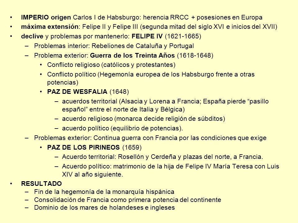 IMPERIO origen Carlos I de Habsburgo: herencia RRCC + posesiones en Europa