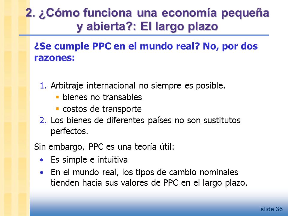3. ¿Cómo funciona una economía pequeña y abierta : El corto plazo