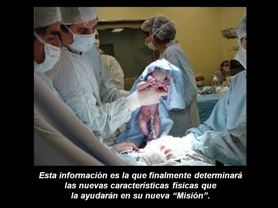 Esta información es la que finalmente determinará las nuevas características físicas que la ayudarán en su nueva Misión .