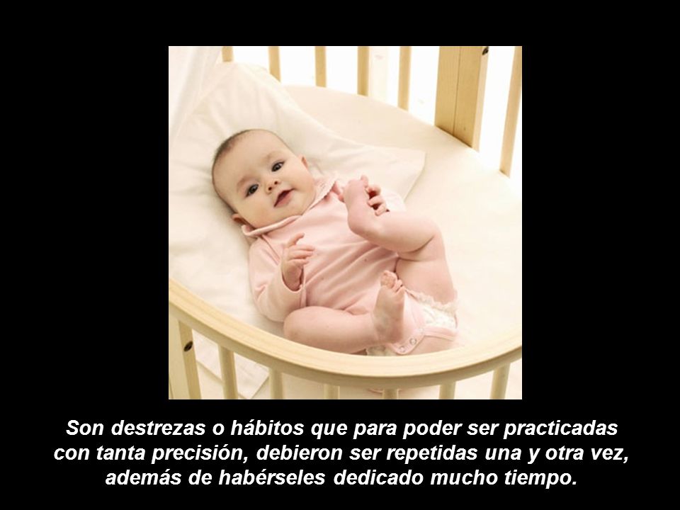 Son destrezas o hábitos que para poder ser practicadas con tanta precisión, debieron ser repetidas una y otra vez, además de habérseles dedicado mucho tiempo.