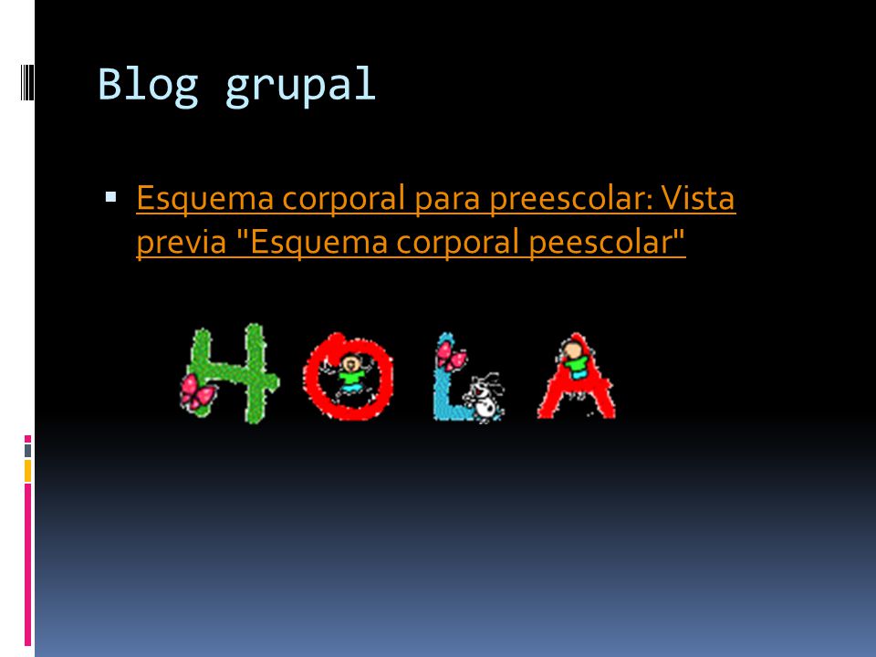 Blog grupal Esquema corporal para preescolar: Vista previa Esquema corporal peescolar