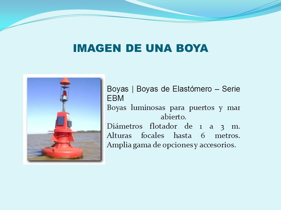 IMAGEN DE UNA BOYA Boyas | Boyas de Elastómero – Serie EBM