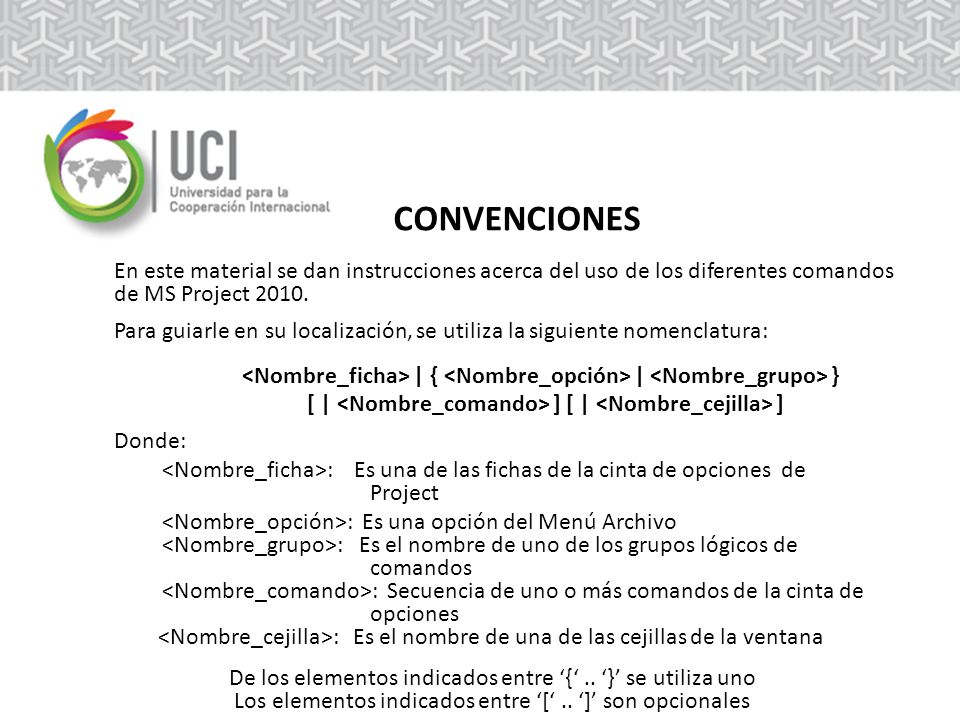 [ | <Nombre_comando> ] [ | <Nombre_cejilla> ]