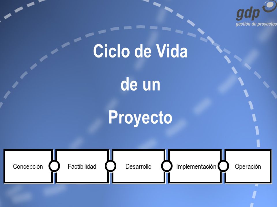 Ciclo de Vida de un Proyecto