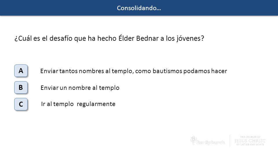 ¿Cuál es el desafío que ha hecho Élder Bednar a los jóvenes