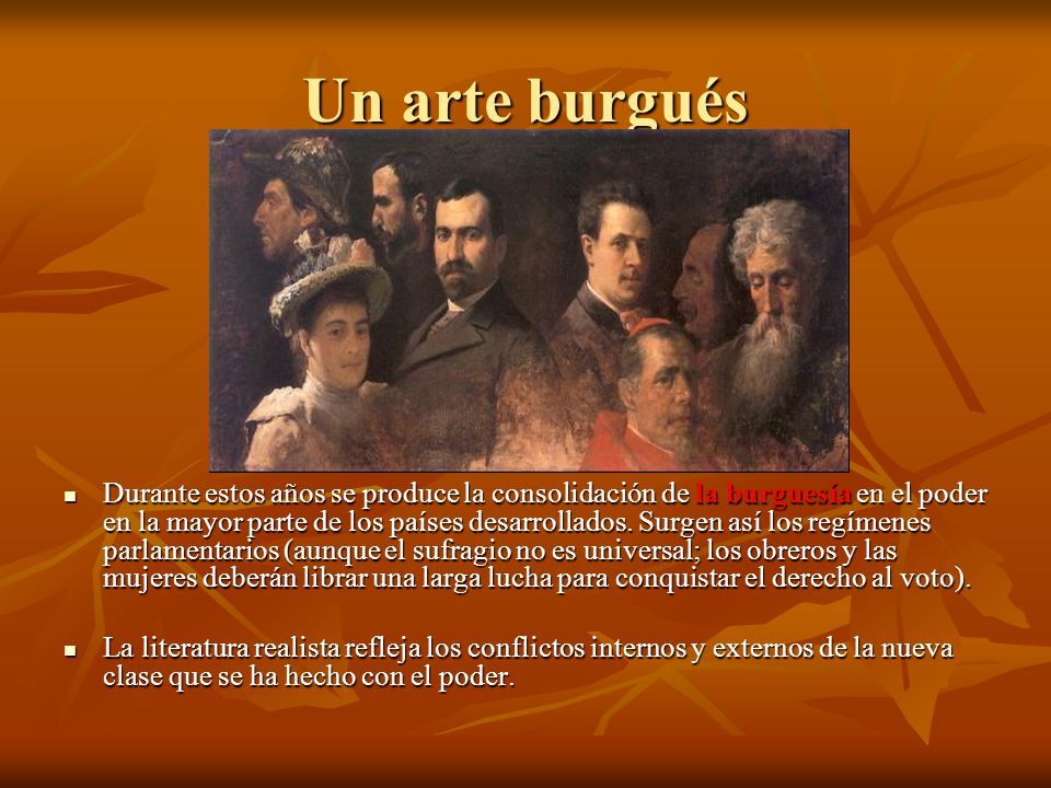 Un arte burgués