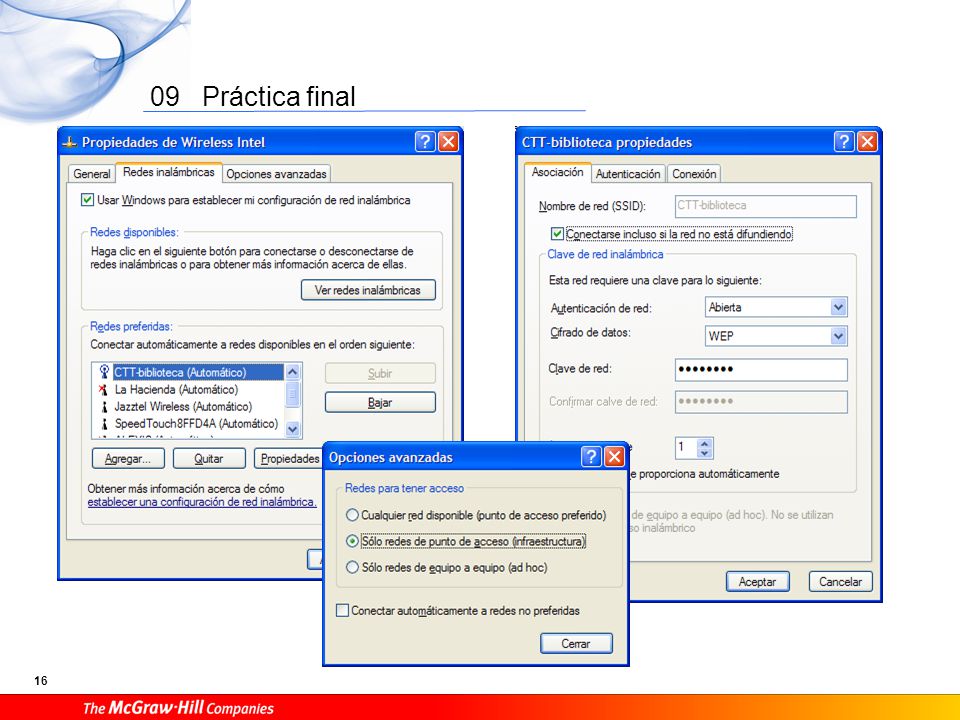 En Linux la conexión de un cliente inalámbrico al punto de acceso es semejante.