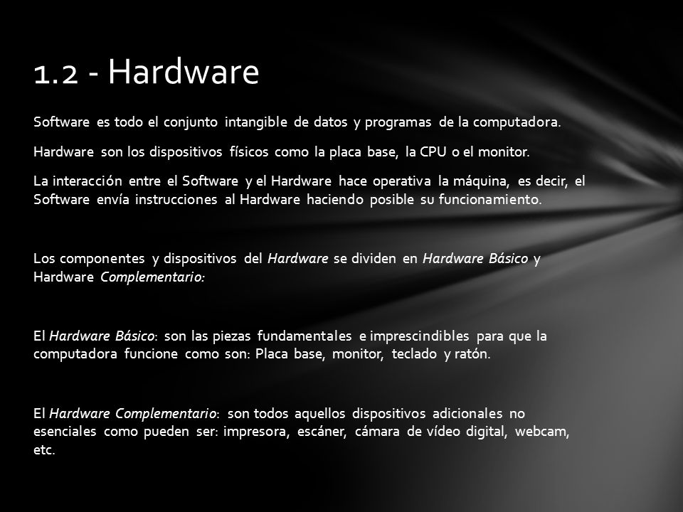1.2 - Hardware