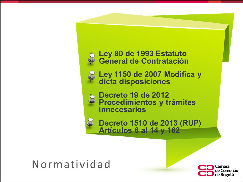 TITULO Normatividad Ley 80 de 1993 Estatuto General de Contratación