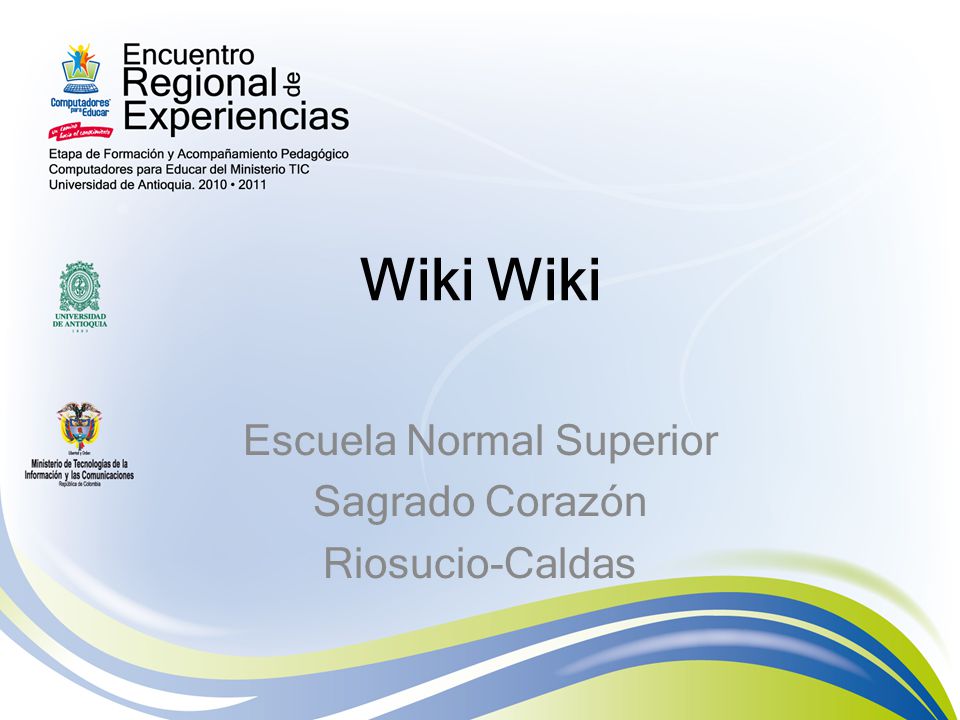 Escuela Normal Superior Sagrado Corazón Riosucio-Caldas