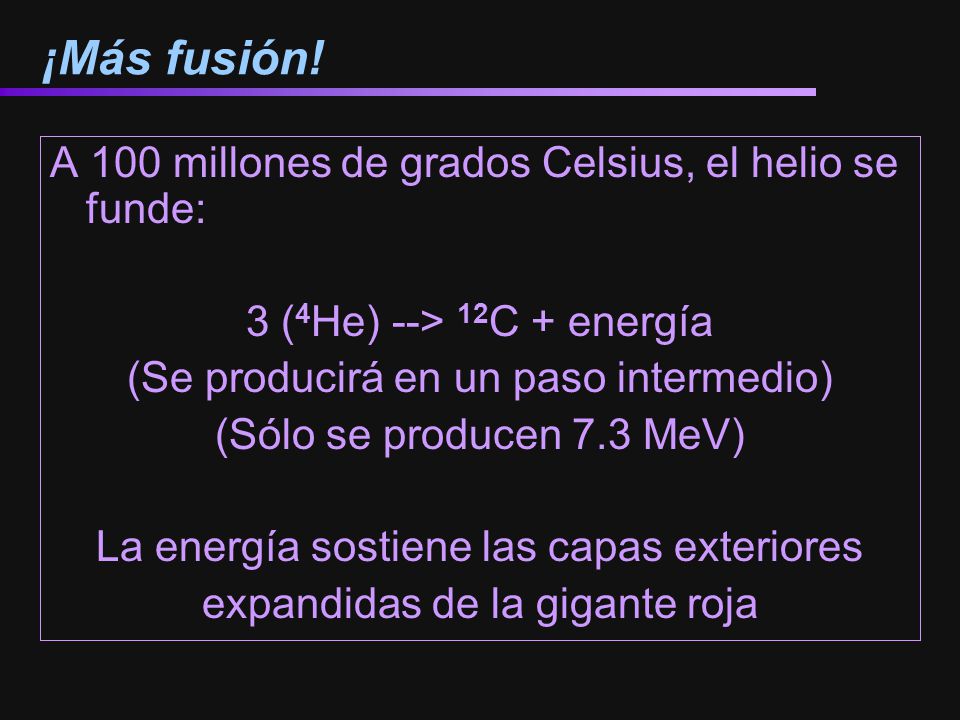 ¡Más fusión! A 100 millones de grados Celsius, el helio se funde: