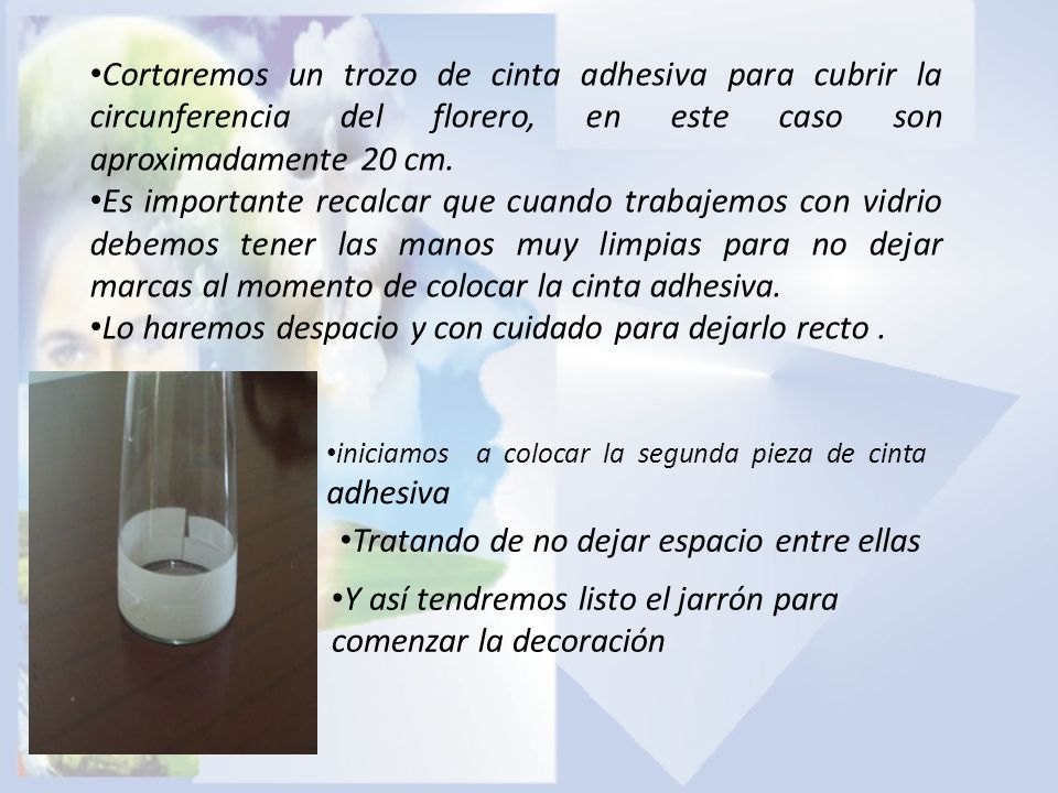 Lo haremos despacio y con cuidado para dejarlo recto .