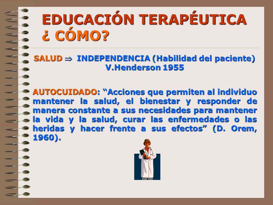SALUD INDEPENDENCIA (Habilidad del paciente)