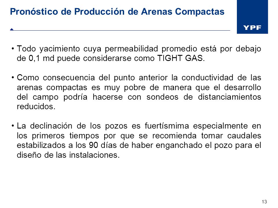 Pronóstico de Producción de Arenas Compactas