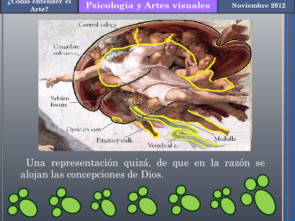 Una representación quizá, de que en la razón se alojan las concepciones de Dios.