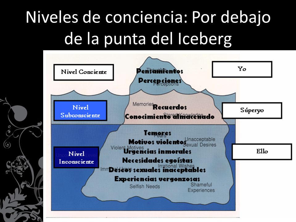 Niveles de conciencia: Por debajo de la punta del Iceberg
