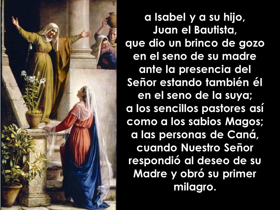 a los sencillos pastores así como a los sabios Magos;