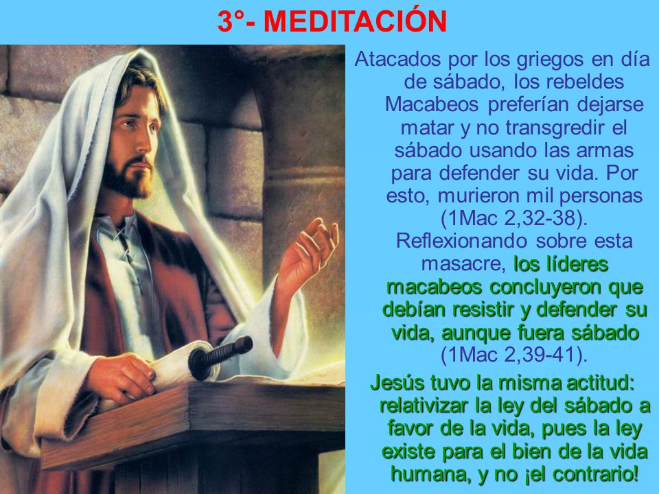 3°- MEDITACIÓN