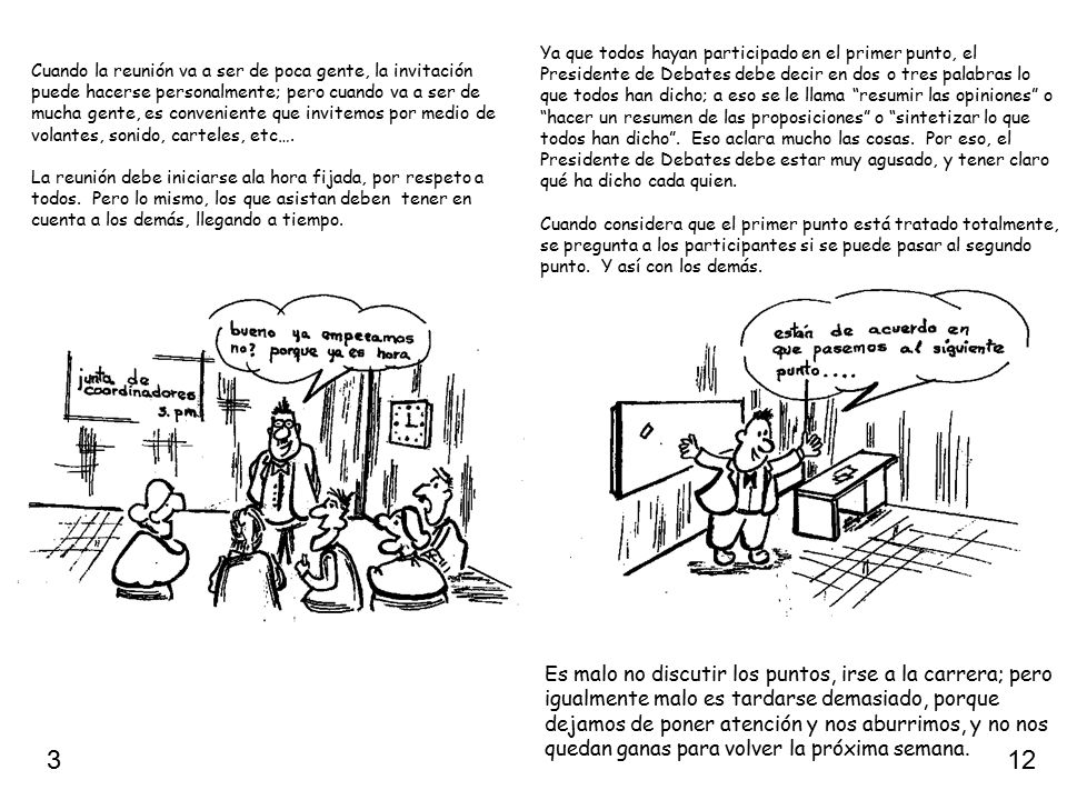 Ya que todos hayan participado en el primer punto, el