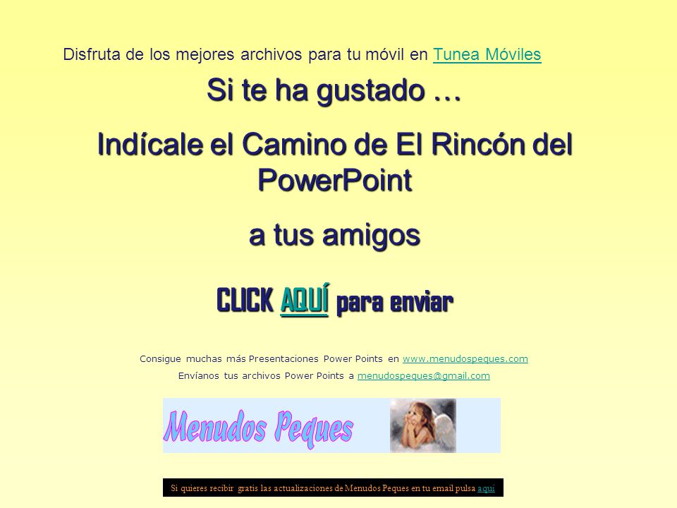 Indícale el Camino de El Rincón del PowerPoint a tus amigos