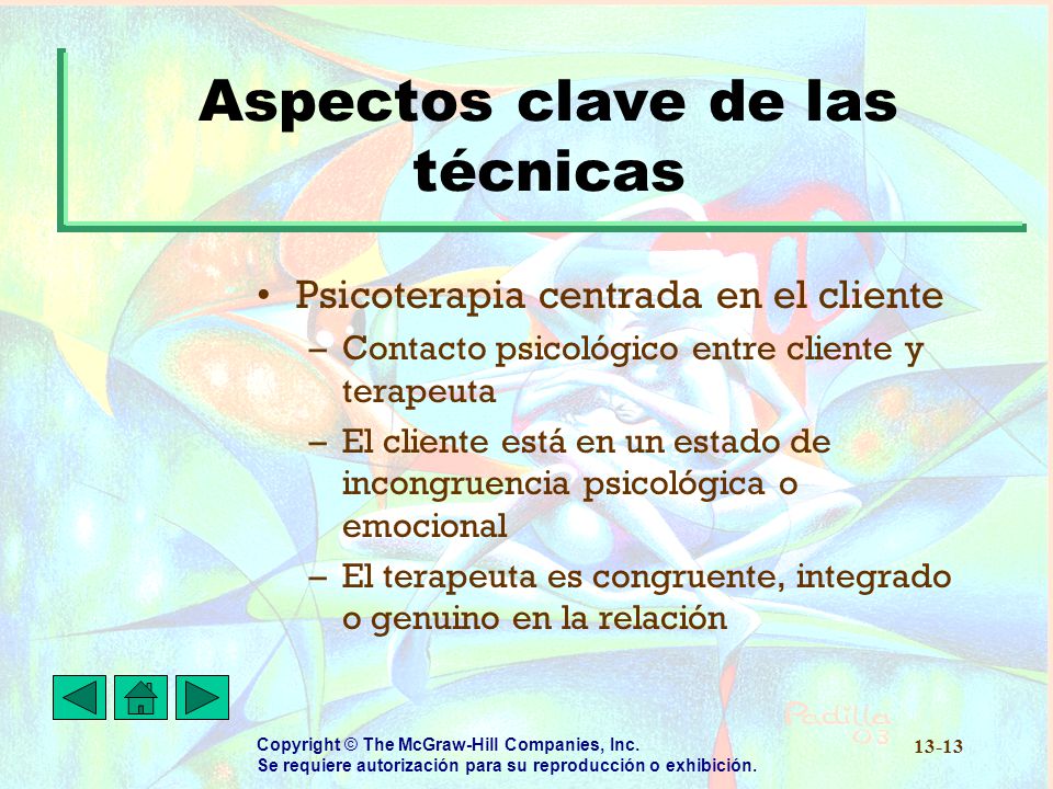 Aspectos clave de las técnicas