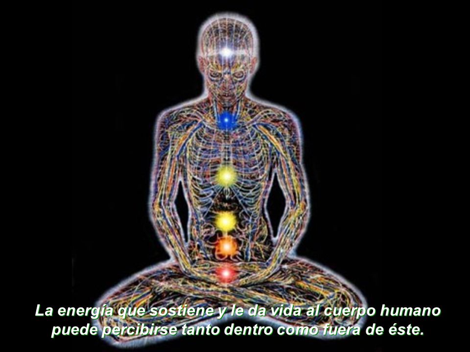 La energía que sostiene y le da vida al cuerpo humano puede percibirse tanto dentro como fuera de éste.
