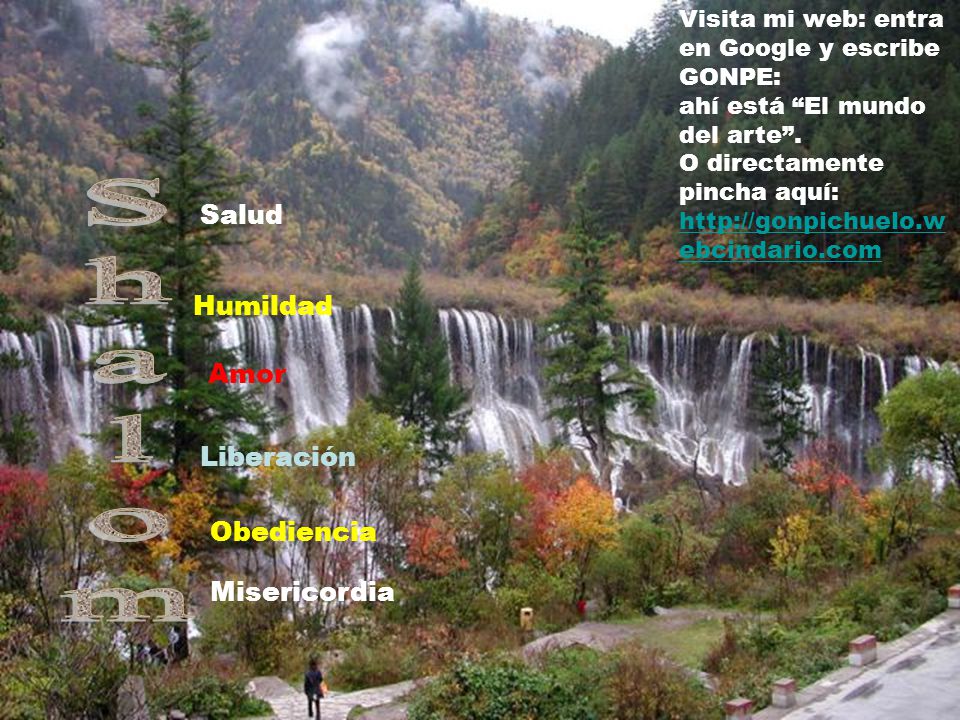 Shalom Salud Humildad Amor Liberación Obediencia Misericordia
