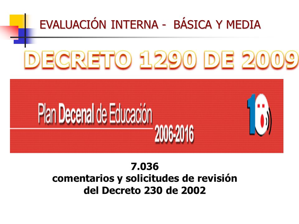 comentarios y solicitudes de revisión del Decreto 230 de 2002